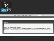 Tablet Screenshot of domains.vrytek.com
